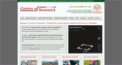 Desktop Screenshot of cartersofswanwick.co.uk