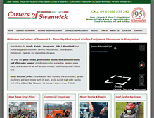 Tablet Screenshot of cartersofswanwick.co.uk
